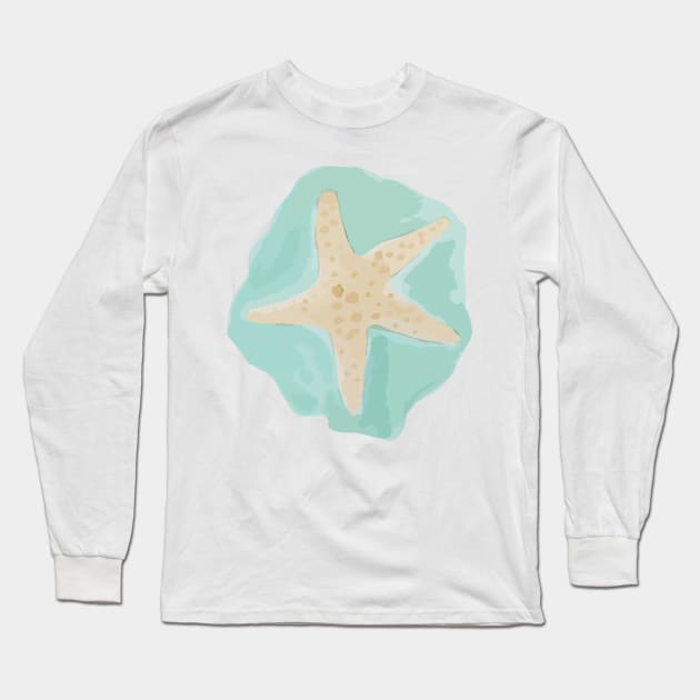 Starfish Long Sleeve T-Shirt by wildmagnolia